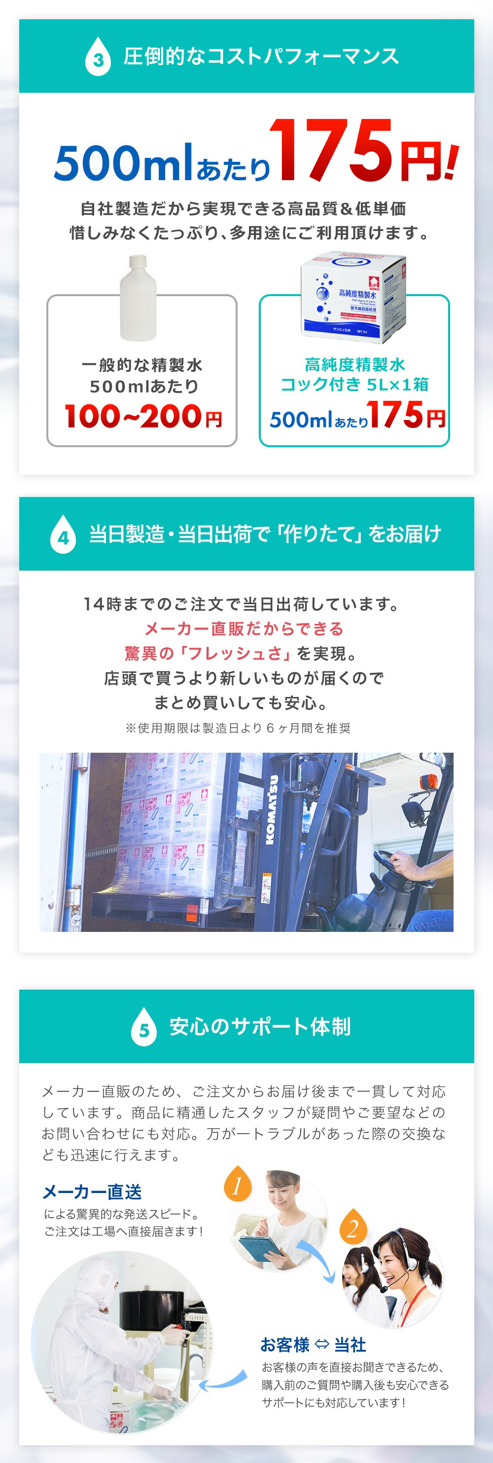 サンエイ化学 精製水 高純度精製水 5L×1箱 コック付き 大容量 | 【送料無料】 5リットル 無呼吸 CPAP CPAP用 シーパップ 加湿器  アロマ エステ スキンケア 除菌スプレー 除菌水 鼻うがい ナノケア スチーマー 化粧水 純水 蒸留水 イオン交換水 超純水 せいせいすい 日本製  ...